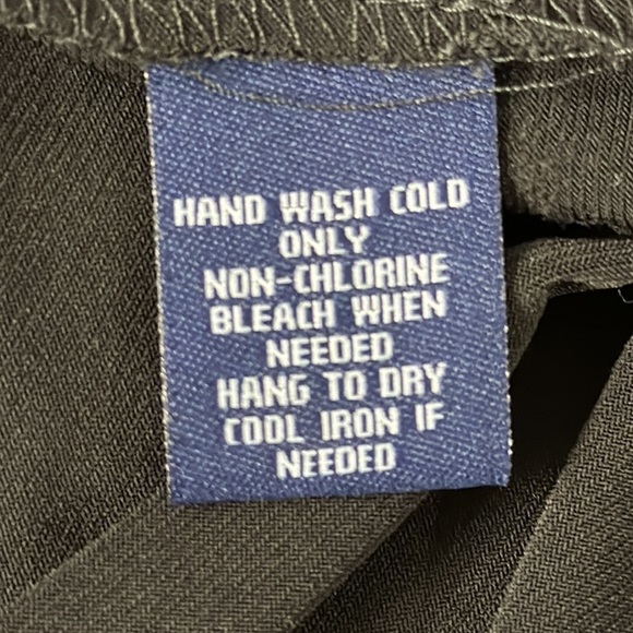 Chaps black and brown pull over dress size large - Picture 8 of 8